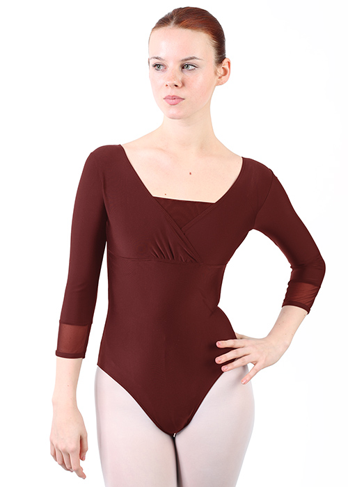 VICARD Ballett Trikot J410 Lace nur 48.90 € dreiviertel Arm, Unterfutter-- Ballettanzug -