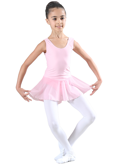 VICARD Trikot mit breiten Trägern und Rock TN960 nur 17.90 € Lycra Mat, Unterfutter-- Ballettanzug -