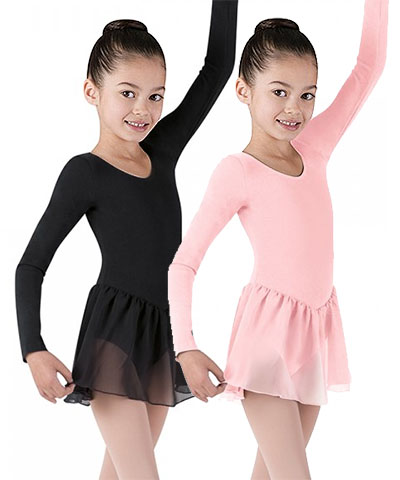 Bloch Ballettanzug Langarm mit Rock CL5309